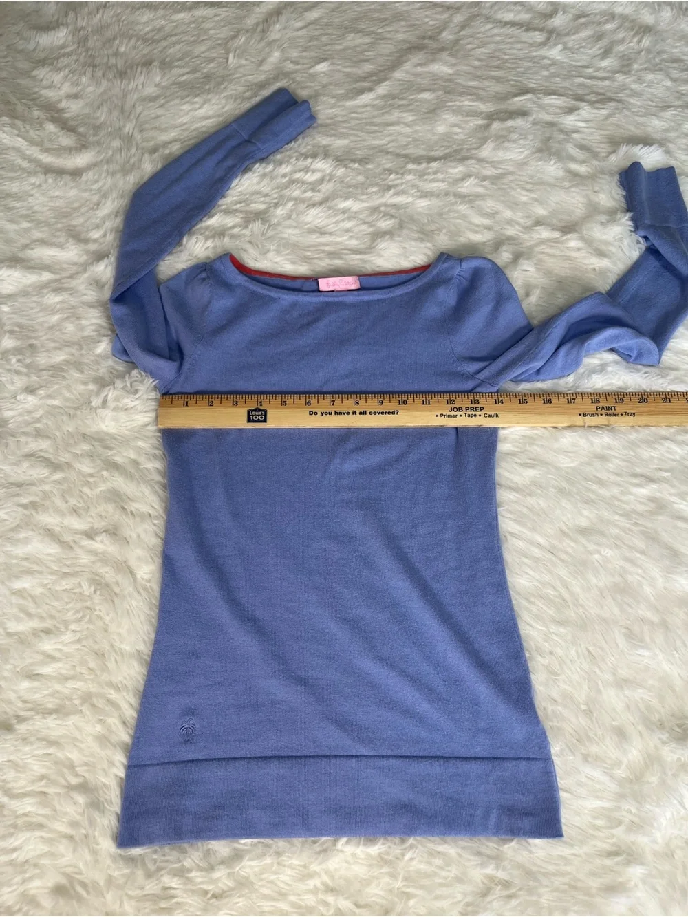 Lilly Pulitzer Marlie Knit Top In Frenchie Blue Size X-Small